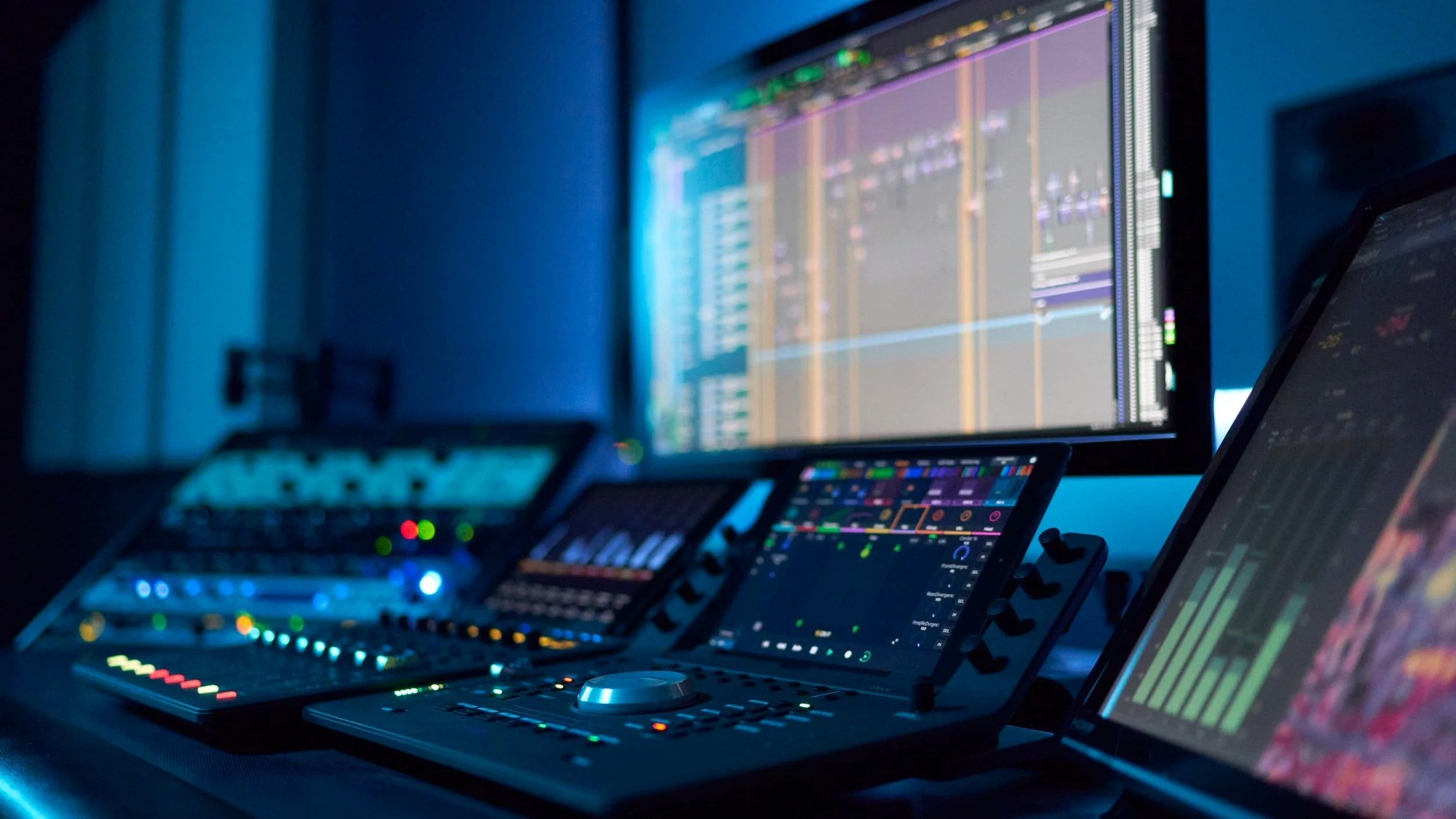 Postproduktion - avancerad redigering, färgkorrigering, ljudmix och visuella effekter